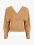Pull crop top à manches longues - Camel - 4