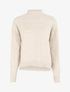 Pull fin uni basique à col montant - Beige - 1