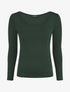 Top basique ajusté manches longues - Vert sapin - 4