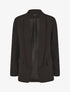 Blazer droit basique uni - Noir - 1