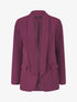 Blazer droit basique uni - Violine - 4