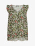 Blouse imprimé fleurs des champs - Vert - 3