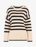 Pull à rayures - Beige - 1