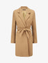 Manteau long classique coupe droite - Camel - 1