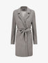 Manteau long classique coupe droite - Gris - 1