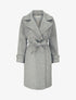 Manteau long à boutons décoratifs au dos - Gris - 4