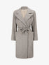 Manteau long coupe droite - Gris - 1