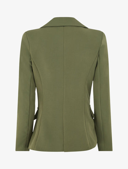 Blazer classique boutonné - Kaki - 2