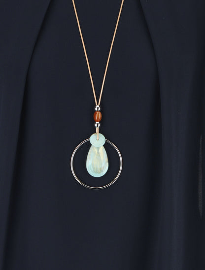 Top ample en voile épaules volantées - Marine - 3