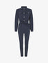 Combinaison stretch coupe slim - Marine - 4