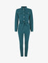 Combinaison stretch coupe slim - Bleu canard - 5