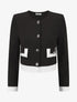 Veste légère à bordures contrastées - Noir - 1