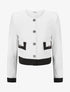 Veste légère à bordures contrastées - Blanc - 4
