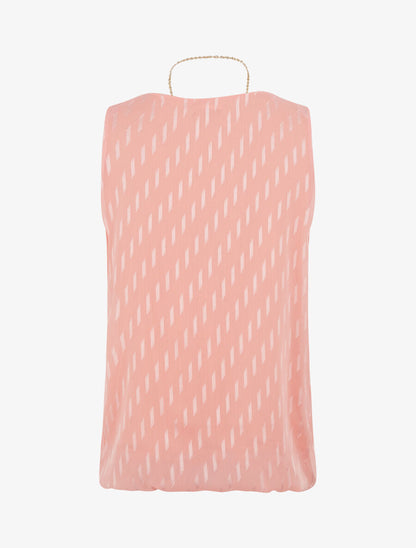 Top uni coupe boule - Corail - 2