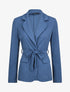 Veste unie cintrée - Bleu - 4