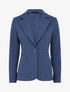 Blazer ajusté uni - Bleu charrette - 4