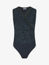 Body sans manches en dentelle - Marine - 4