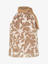 Top floral en voile sans manches - Taupe - 4