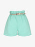 Short ample taille haute élastiquée - Vert d&