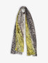 Foulard irisé imprimé python - Jaune - 1