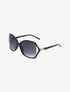 Lunettes de soleil ovales oversize - Noir/or - 1