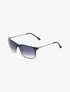 Lunettes de soleil forme rectangulaire - Vert/camel - 2