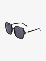 Lunettes de soleil oversize forme carrée - Noir - 2