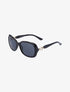 Lunettes de soleil forme ovale - Noir - 1