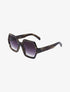 Lunettes octogonales oversize - Marron - 1