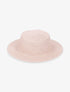 Canotier en paille à sequins dorés - Rose - 2