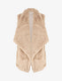Veste sans manches en fausse fourrure - Taupe - 4