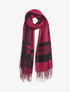 Echarpe irisée motif léopard fantaisie - Fuchsia - 1