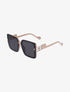 Lunettes de soleil carrées - Rose - 1