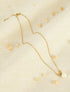 Collier à billes et perles blanche - Or - 4
