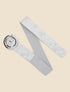 Ceinture élastiquée à boucle ronde - Argent - 3