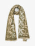 Foulard irisé à imprimé graphique - Kaki - 1