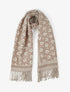 Echarpe à imprimé fer à cheval - Taupe - 1