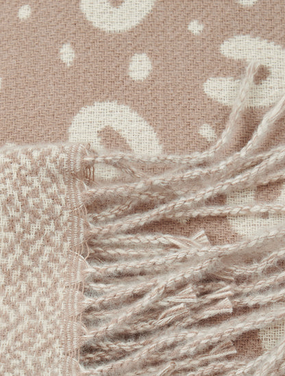 Echarpe à imprimé fer à cheval - Taupe - 3