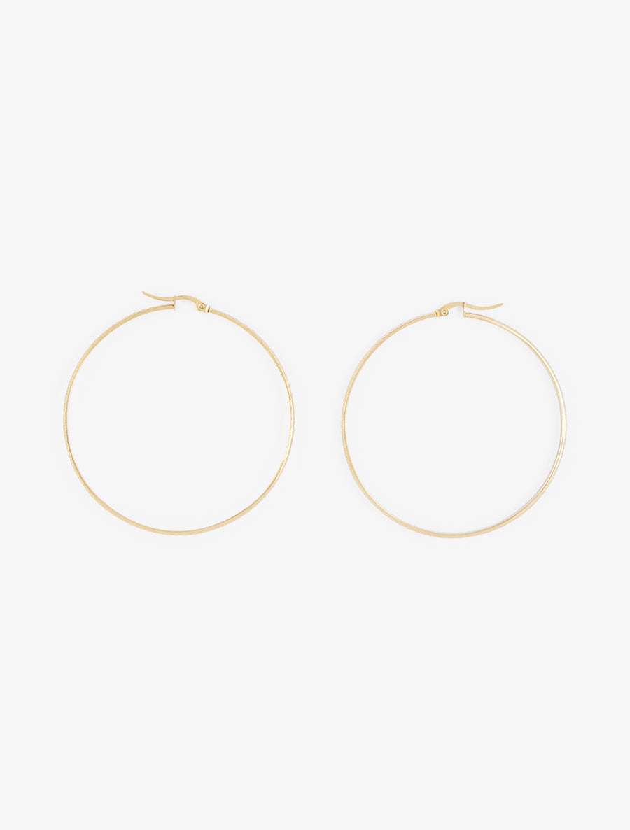 Fines créoles texturées - Or - 2