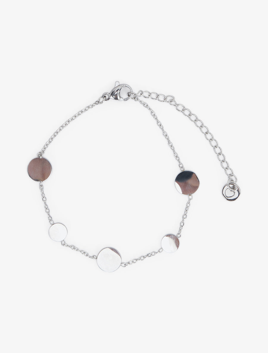 Bracelet à charms ronds - Argent - 2