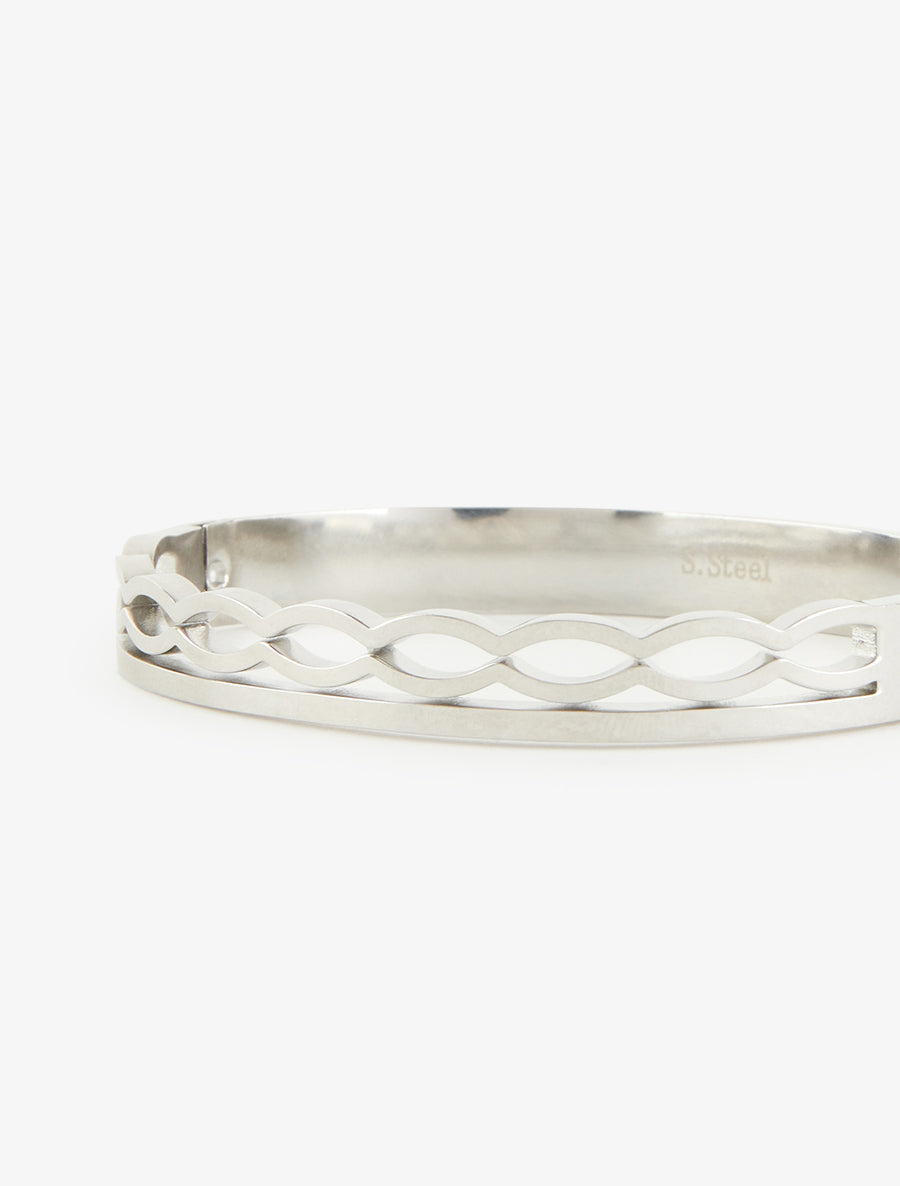 Jonc à tresse celtique - Argent - 3