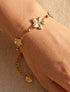 Bracelet trois fleurs - Or - 1