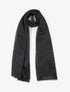 Foulard transparent à motif floral - Noir - 1