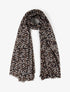 Foulard à imprimé baies irisées - Noir - 1