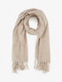 Echarpe à pois multicolore - Beige - 1