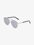 Lunettes de soleil rondes oversize - Argent - 1