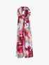 Foulard à imprimé tie and dye - Rouge - 1