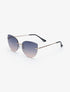 Lunettes de soleil à monture invisible - Noir/rose - 2