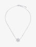 Collier à pendentif pétale de fleur - Argent - 1