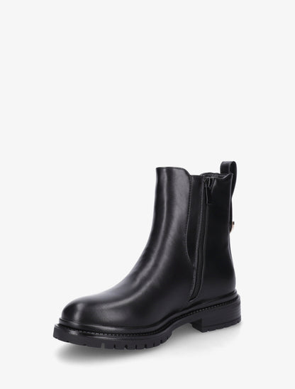 Chelsea boots à contrefort stylisé - Noir - 3